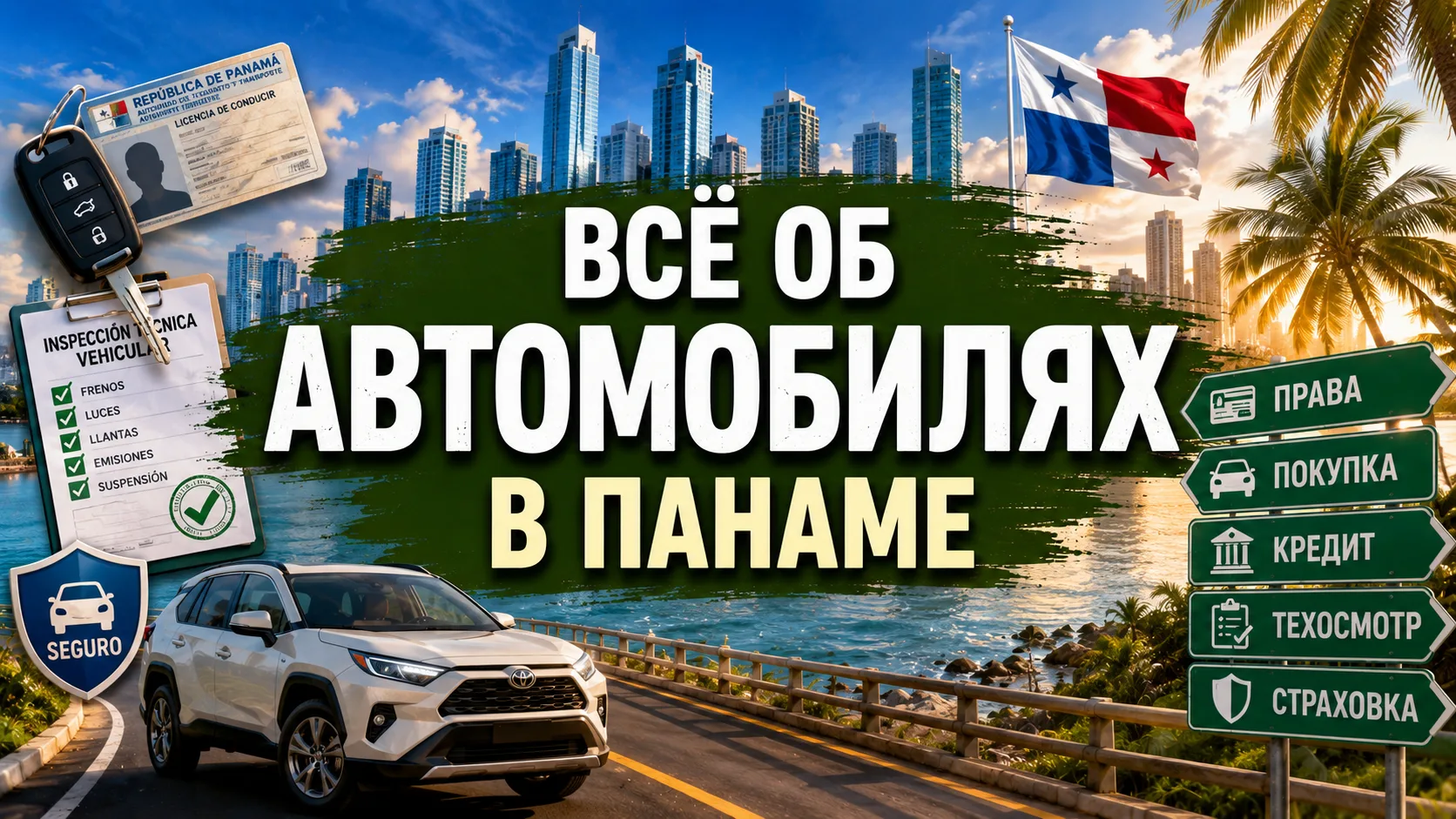 Все об автомобилях в Панаме: права, покупка, кредит, техосмотр и страховка